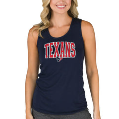 Houston Texans Concepts Sport Women's Marathon Tank Top - Navy - NFL