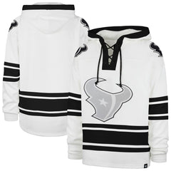 Houston Texans '47 After Image Superior Lacer with Hood - White - 47 brand