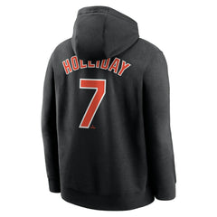 Jackson Holliday Baltimore Orioles Nike Player Name & Number Club Fleece Pullover Hoodie Outlet