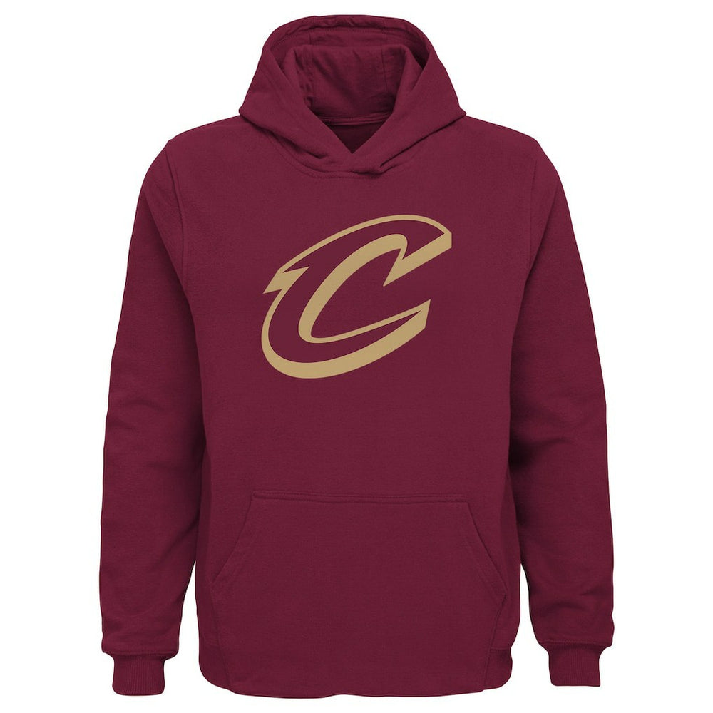 Cleveland Cavaliers Youth Primary Logo Pullover Hoodie Wine