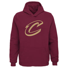 Cleveland Cavaliers Youth Primary Logo Pullover Hoodie Wine