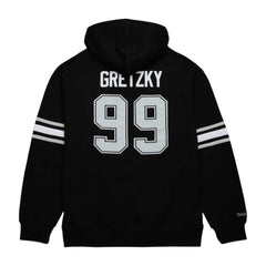 Wayne Gretzky Los Angeles Kings Mitchell & Ness 1993 Name & Number Premium Pullover Hoodie - Black | NHL Clearance