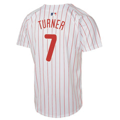 Trea Turner Philadelphia Phillies Nike Youth Home Game Player Jersey for sale