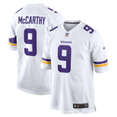 J.J. McCarthy Minnesota Vikings Game Jersey - White - Nike