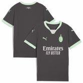 Puma - AC Milan Youth 2024/25 Third Replica Jersey - Charcoal
