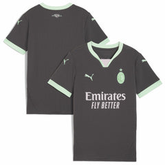 Puma - AC Milan Youth 2024/25 Third Replica Jersey - Charcoal