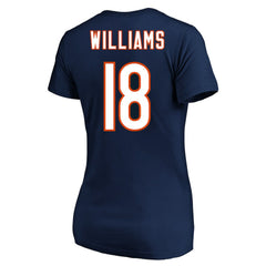 Caleb Williams Chicago Bears Women's Plus Size Fair Catch Name & Number Scoop Neck T-Shirt - Navy - NFL