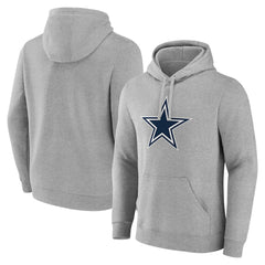 Dallas Cowboys Deliver Fleece Pullover Hoodie - Heather Gray - Fanatics