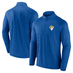 Los Angeles Rams Head-to-Head Raglan Quarter-Zip Jacket - Royal - Fanatics