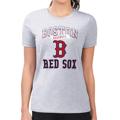 Boston Red Sox G-III 4Her by Carl Banks Women's Super-Slim Fit Lightweight Team Logo Graphic T-Shirt for sale