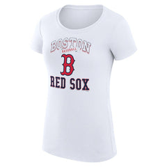 Boston Red Sox G-III 4Her by Carl Banks Women's Super-Slim Fit Lightweight Team Logo Graphic T-Shirt Sale