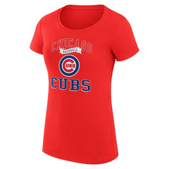 Chicago Cubs G-III 4Her by Carl Banks Women's Super-Slim Fit Lightweight Team Logo Graphic T-Shirt Online