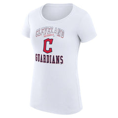 Cleveland Guardians G-III 4Her by Carl Banks Women's Super-Slim Fit Lightweight Team Logo Graphic T-Shirt Outlet
