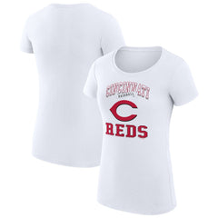 Cincinnati Reds G-III 4Her by Carl Banks Women's Super-Slim Fit Lightweight Team Logo Graphic T-Shirt Sale