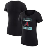 Arizona Diamondbacks G-III 4Her by Carl Banks Women's Super-Slim Fit Lightweight Team Logo Graphic T-Shirt Outlet