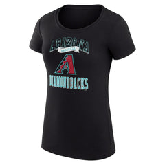 Arizona Diamondbacks G-III 4Her by Carl Banks Women's Super-Slim Fit Lightweight Team Logo Graphic T-Shirt Outlet