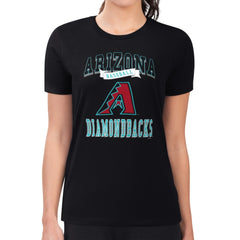Arizona Diamondbacks G-III 4Her by Carl Banks Women's Super-Slim Fit Lightweight Team Logo Graphic T-Shirt Outlet