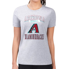 Arizona Diamondbacks G-III 4Her by Carl Banks Women's Super-Slim Fit Lightweight Team Logo Graphic T-Shirt Sale