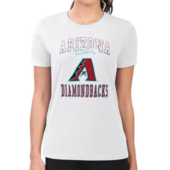 Arizona Diamondbacks G-III 4Her by Carl Banks Women's Super-Slim Fit Lightweight Team Logo Graphic T-Shirt Sale