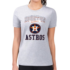 Houston Astros G-III 4Her by Carl Banks Women's Super-Slim Fit Lightweight Team Logo Graphic T-Shirt Online