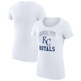Kansas City Royals G-III 4Her by Carl Banks Women's Super-Slim Fit Lightweight Team Logo Graphic T-Shirt for sale