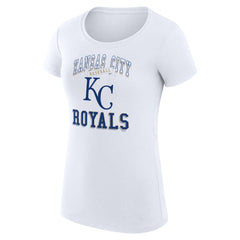 Kansas City Royals G-III 4Her by Carl Banks Women's Super-Slim Fit Lightweight Team Logo Graphic T-Shirt for sale
