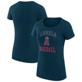 Los Angeles Angels G-III 4Her by Carl Banks Women's Super-Slim Fit Lightweight Team Logo Graphic T-Shirt for sale