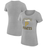 Pittsburgh Pirates G-III 4Her by Carl Banks Women's Super-Slim Fit Lightweight Team Logo Graphic T-Shirt for sale