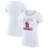 St. Louis Cardinals G-III 4Her by Carl Banks Women's Super-Slim Fit Lightweight Team Logo Graphic T-Shirt Outlet