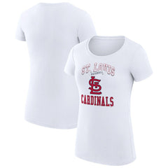 St. Louis Cardinals G-III 4Her by Carl Banks Women's Super-Slim Fit Lightweight Team Logo Graphic T-Shirt Outlet