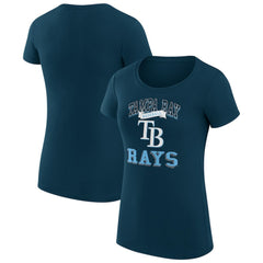 Tampa Bay Rays G-III 4Her by Carl Banks Women's Super-Slim Fit Lightweight Team Logo Graphic T-Shirt Online
