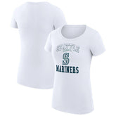 Seattle Mariners G-III 4Her by Carl Banks Women's Super-Slim Fit Lightweight Team Logo Graphic T-Shirt Near Me