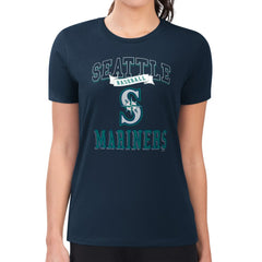 Seattle Mariners G-III 4Her by Carl Banks Women's Super-Slim Fit Lightweight Team Logo Graphic T-Shirt for sale