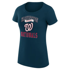 Washington Nationals G-III 4Her by Carl Banks Women's Super-Slim Fit Lightweight Team Logo Graphic T-Shirt Online