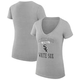 Chicago White Sox G-III 4Her by Carl Banks Women's Super-Slim Fit Lightweight Team Logo Graphic V-Neck T-Shirt for sale