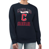 Cleveland Guardians G-III 4Her by Carl Banks Women's Team Logo Graphic Tri-Blend Fleece Pullover Sweatshirt Near Me