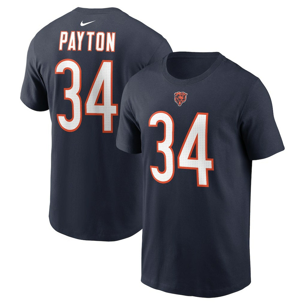 Walter Payton Chicago Bears Retired Player Name & Number T-Shirt - Navy - Nike