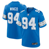 Mekhi Wingo Detroit Lions Team Game Jersey - Blue - Nike