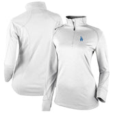 Los Angeles Dodgers Columbia Women's Cooperstown Collection Shotgun 2.0 Omni-Wick Quarter-Zip Top - White Discount