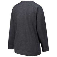 Cincinnati Bengals Profile Women's Plus Size Acid Wash Raglan Sweatshirt - Charcoal - NFL