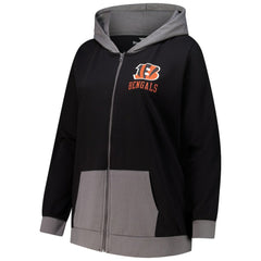 Cincinnati Bengals Women's Hit It Full-Zip Hoodie - Black - Fanatics