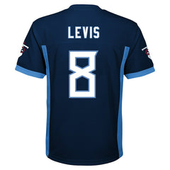 Will Levis Tennessee Titans Youth Replica Player Jersey - Navy - NFL