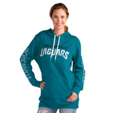 Jacksonville Jaguars G-III 4Her by Carl Banks Women's Extra Inning Pullover Hoodie - Teal - NFL