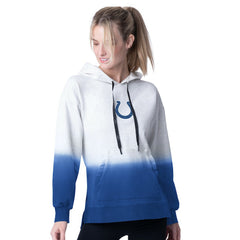 Indianapolis Colts MSX by Michael Strahan Women's Daniela Pullover Hoodie - Gray - NFL