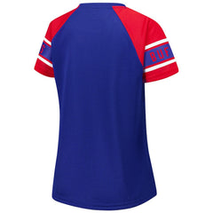 Buffalo Bills Starter Women's 1st Rounder Color Block Raglan Top - Royal - NFL