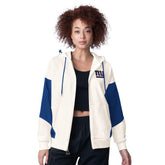 New York Giants Starter Women's Scrimmage Full-Zip Hoodie - White - NFL