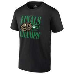 Fanatics Boston Celtics 2024 NBA Finals Champions Ball Screen Ring T-Shirt Black