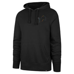 Detroit Lions '47 Pride Headline Pullover Hoodie - Black - 47 brand