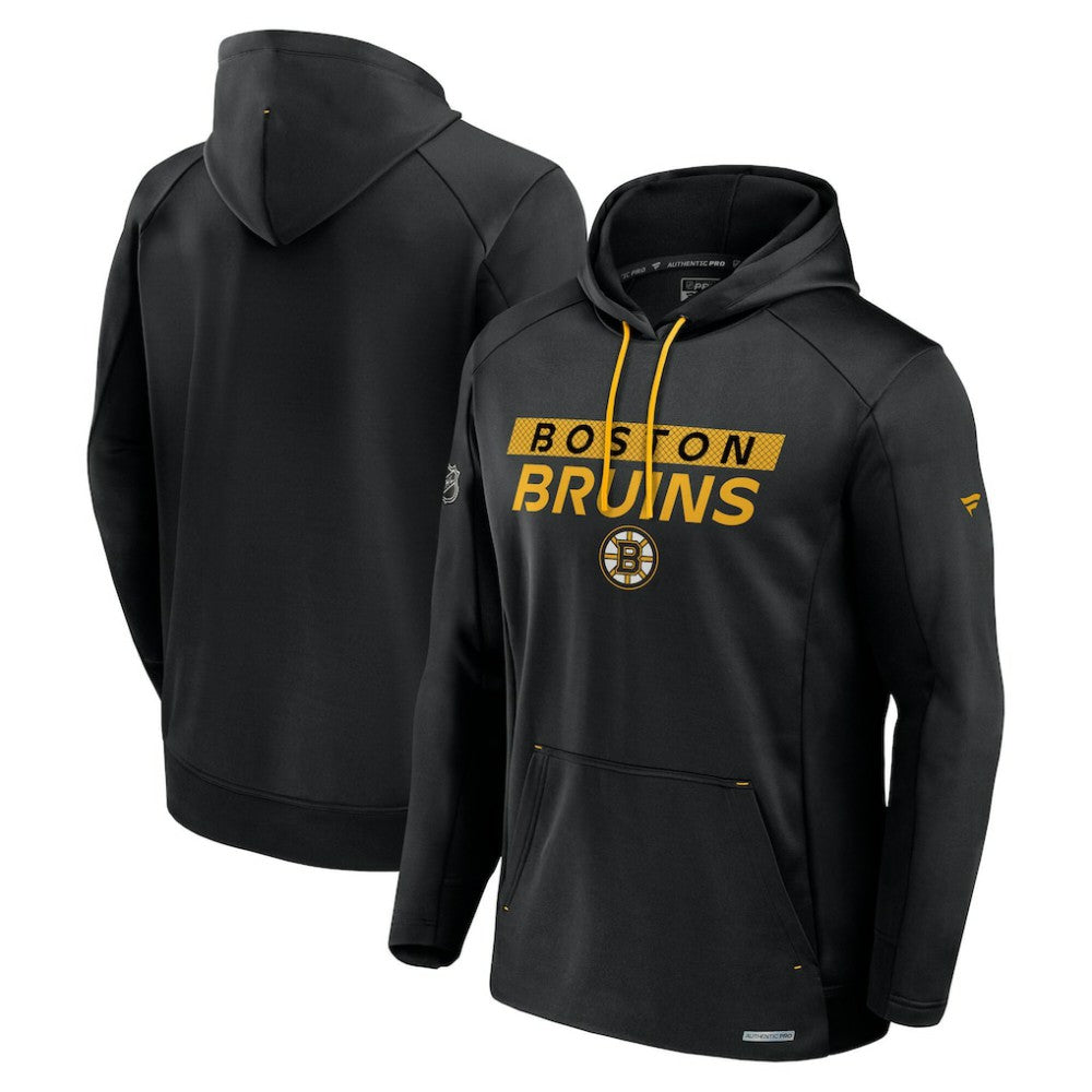 Boston Bruins Fanatics Big & Tall Authentic Pro Pullover Hoodie - Black | Fanatics online
