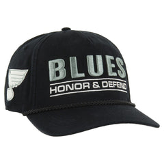 St. Louis Blues '47 OHT Military Appreciation Homeland Honor and Defend Hitch Adjustable Hat - Black | 47 brand online